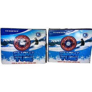 47 Inch Snow Tube Inflatable Snow Sled with Handles Heavy Duty for Kids Adults